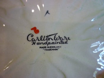 Listing 6 of 8 for LOBSTER CARLTONWARE SALAD BOWL & SERVERS.