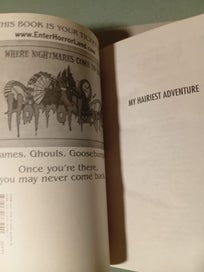 Listing 6 of 6 for GOOSEBUMPS R L STINE my hairiest adventure