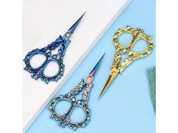 Listing 3 of 9 for Retro Zakka Vintage Scissors For Diy Paper Antique Embroidery Tools For Sewing