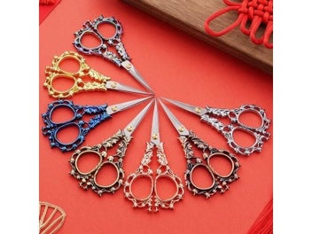 Listing 5 of 9 for Retro Zakka Vintage Scissors For Diy Paper Antique Embroidery Tools For Sewing