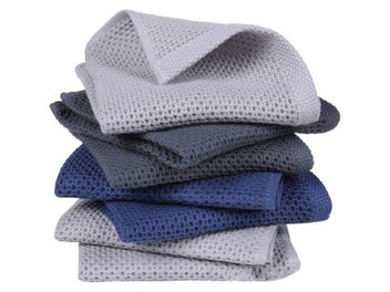 Listing 6 of 9 for 5pieces/lot Handkerchief Towels High Quality Cotton Small Towel Solid Color