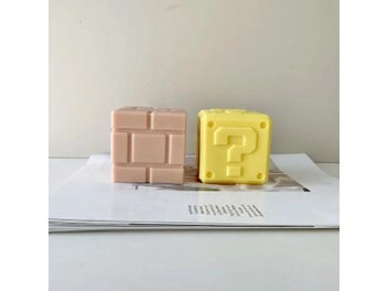 Listing 7 of 9 for Large Square Question Mark Logo Candle Mold Creative Geometric Rubik's Cube
