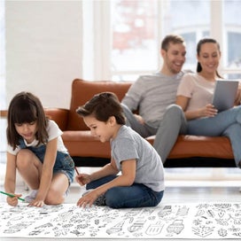 Listing 3 of 6 for 3M Diy Colouring Paper Roll With 12 Pencils Cartoon Doodle Set - Dinosaur Land(W