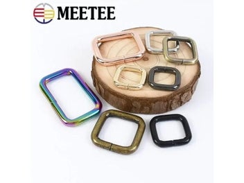 Listing 7 of 9 for 10Pcs Rectangle Metal Rings Buckles For Bags Dog Leash Carabiner Handbag Belt