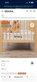 Listing 3 of 4 for Mocka Cot bundle - full cot & toddler bed conversion
