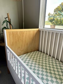 Listing 4 of 4 for Mocka Cot bundle - full cot & toddler bed conversion