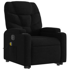 Listing 3 of 7 for Vidaxl Stand Up Massage Recliner Chair Black Fabric