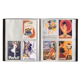 Listing 2 of 2 for Postcard Album 50 Integrated Clear Sheets (Black)