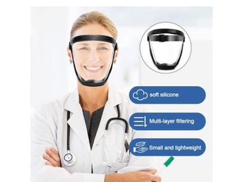 Listing 6 of 9 for Transparent Facial Protector Super Protective Face Shield For Work Weed