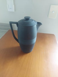 Listing 4 of 10 for Keith Murray for Wedgwood Black Matt Jug, Bowl and Pourer, c.1930s