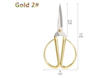 Listing 1 of 9 for Stainless Steel Rose Gold Embroidery And Sewing Scissors Vintage Needlework