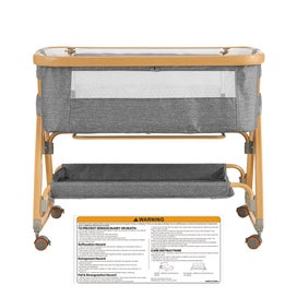 Listing 9 of 12 for PlayPals 3-in-1 Baby Cot Crib Bed Bassinet Bedside Sleeper Portable Foldable