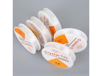 Listing 6 of 9 for Elastic Crystal Beading Round Stretch Cord Elastic Transparent For DIY Necklace