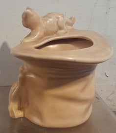 Listing 4 of 5 for SYLVAC DOG THREATENING CAT ON HAT ..VERY CUTE.