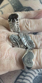 Listing 4 of 8 for Meadowlark Quartz Deco Cocktail Ring – Sterling Silver – Collectable