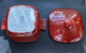 Listing 7 of 9 for RORSTRAND GRATINA SERVING DISH WITH LID BY GUNNAR NYLAND (c. 1950's)