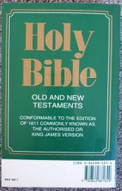 Listing 2 of 7 for THE BIBLE: S/h, paperback Conformable to the Edition of the Authorized 1611 KJV