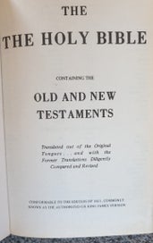 Listing 3 of 7 for THE BIBLE: S/h, paperback Conformable to the Edition of the Authorized 1611 KJV