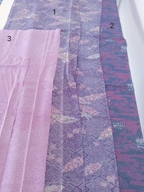 Listing 3 of 13 for CLEARANCE 6.8m (total) Vintage Silk Project Pack - Purples & Pink - Burn Tested