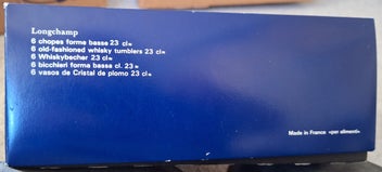 Listing 11 of 14 for <<< FRENCH " CRISTAL D'ARQUES - LONGCHAMP " WHISKY GLASSES SET >>>