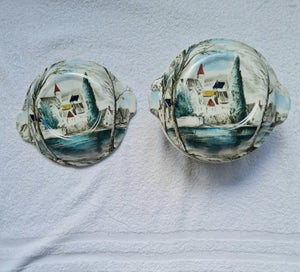 Listing 3 of 11 for Johnson Bros * Dream Town * Lidded Casserole Dish & spare lid - made in England