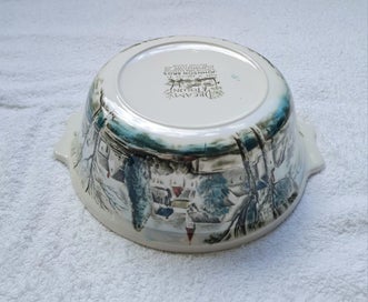 Listing 7 of 11 for Johnson Bros * Dream Town * Lidded Casserole Dish & spare lid - made in England