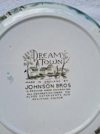 Listing 9 of 11 for Johnson Bros * Dream Town * Lidded Casserole Dish & spare lid - made in England