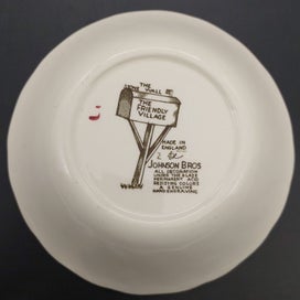 Listing 2 of 2 for Johnson Brothers - The Friendly Village, The Stone Wall - Fruit/Dessert Bowl