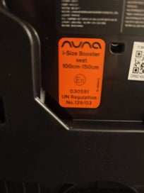 Listing 4 of 5 for Nuna Child Safety Seat with Protective Pad (Second-hand)