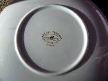 Listing 3 of 3 for 6 Royal Tuscan Fine Bone China MCM Bread and Butter Plates ~ CONCERTO Pattern