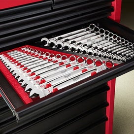 Listing 6 of 9 for Milwaukee Wrench Set Combination Metric 15 piece