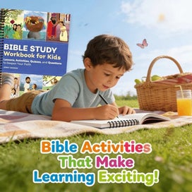 Listing 3 of 12 for Bible Study Workbook for Kids: Lessons, Activities, Quizzes, and Questions to De