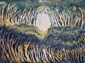 Listing 1 of 2 for . 'Aeons'. Original Art. Acrylic on Canvas. 100x77cm.