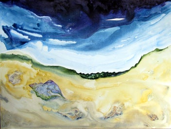 Listing 1 of 2 for 'Shell Memory'. Original Art. Acrylic on Canvas. 102x77cm