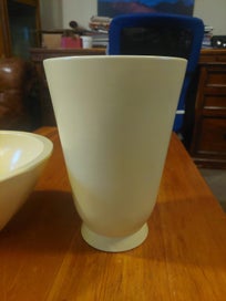 Listing 6 of 9 for Keith Murray for Wedgwood Bowl and Vessel, Two Pieces, c.1930s
