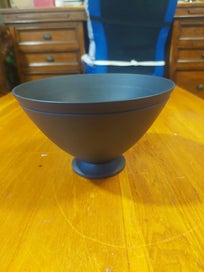 Listing 6 of 10 for Keith Murray for Wedgwood Black Matt Jug, Bowl and Pourer, c.1930s