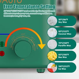 Listing 4 of 13 for New 4L Wax Melter for Candle Making Electric Melting Pot Temperature Control
