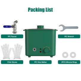 Listing 8 of 13 for New 4L Wax Melter for Candle Making Electric Melting Pot Temperature Control