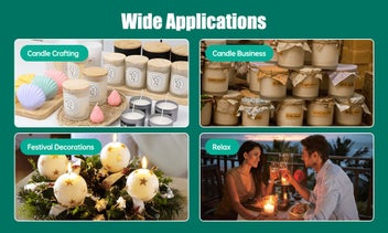 Listing 13 of 13 for New 4L Wax Melter for Candle Making Electric Melting Pot Temperature Control