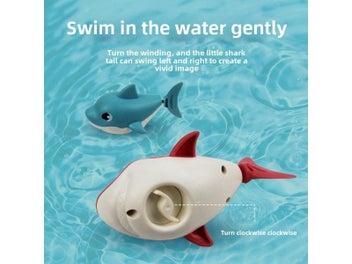 Listing 5 of 10 for Baby Shark Water Play Toy Wind Up Chain Outdoor Bathroom