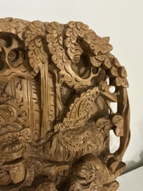 Listing 5 of 8 for Balinese Hand Carved Suar Wood Wall Art