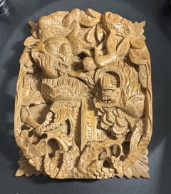 Listing 2 of 8 for Balinese Hand Carved Suar Wood Wall Art