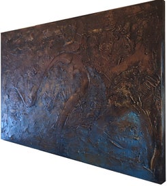 Listing 3 of 12 for ORIGINAL ACRYLIC MIXED MEDIA ABSTRACT PAINTING - Osiris