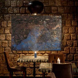 Listing 11 of 12 for ORIGINAL ACRYLIC MIXED MEDIA ABSTRACT PAINTING - Osiris