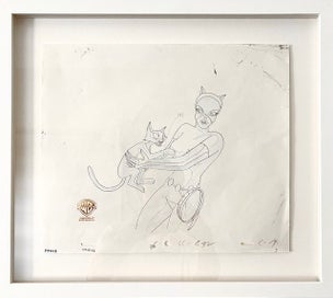 Listing 2 of 4 for New DC Comics/Warner Bros (USA) Original Drawing "Cat Scratch Fever" 1990's