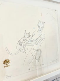 Listing 3 of 4 for New DC Comics/Warner Bros (USA) Original Drawing "Cat Scratch Fever" 1990's