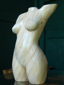 Listing 2 of 12 for Trixanna - A Female Torso Sculpture (1/2 life-size, smooth version)