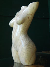 Listing 3 of 12 for Trixanna - A Female Torso Sculpture (1/2 life-size, smooth version)