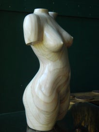 Listing 7 of 12 for Trixanna - A Female Torso Sculpture (1/2 life-size, smooth version)