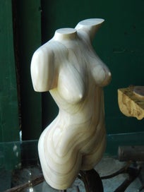 Listing 8 of 12 for Trixanna - A Female Torso Sculpture (1/2 life-size, smooth version)